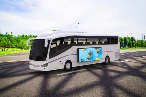 Armário ultra leve móvel da placa de exposição do diodo emissor de luz do ônibus de 1R1G1B SMD1515