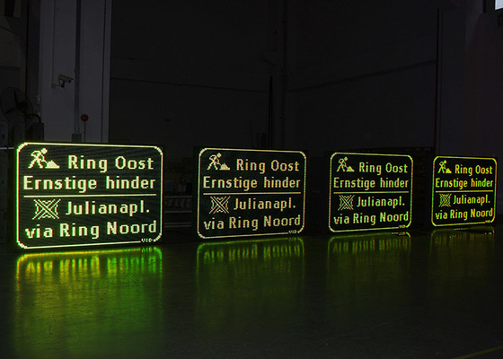 Módulo exterior da cor completa de placa de exposição da matriz do diodo emissor de luz de VMS 90Hz 25mm