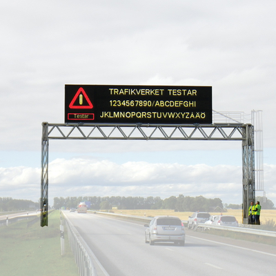 o tráfego da C.C. VMS de 12V 24V assina o sistema de controlo de estrada da placa de Digitas