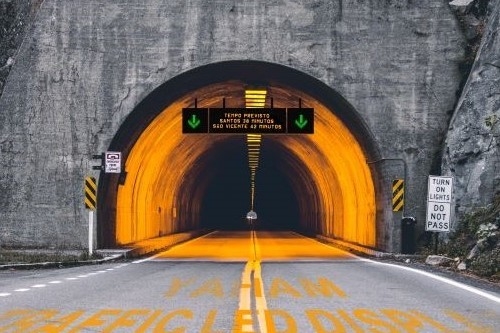 Do túnel variável do sinal da mensagem do diodo emissor de luz P20 exposição de informação de advertência