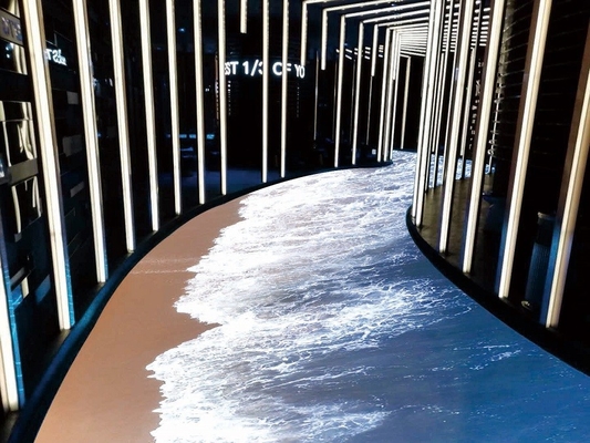 Painéis de assoalho interativos do diodo emissor de luz de SMD 2.97mm impermeáveis para a fase do disco
