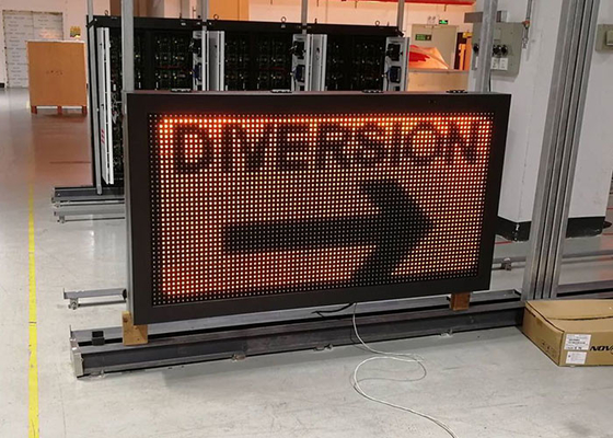 Montagem do veículo da segurança rodoviária do sinal do controlo de tráfico do diodo emissor de luz de EN12966 NTCIP