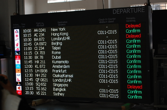 Terminal da orientação da rota da tela da programação de voo do aeroporto do diodo emissor de luz de SMD