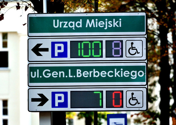 Placa de exposição disponível de CountingLED do lugar de estacionamento de VMS do MERGULHO do quadrado 510