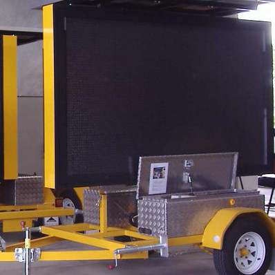 Reboque portátil da tela conduzida do móbil dos sinais do reboque de P10 RGB SMD VMS
