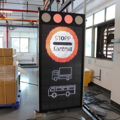 O diodo emissor de luz VMS do módulo 16×8 assina a placa de exposição variável da mensagem do diodo emissor de luz