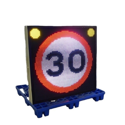 Sinal de tráfego de piscamento eletrônico do diodo emissor de luz das mensagens da placa de VMS do limite de velocidade