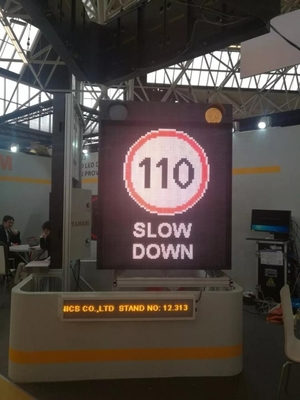 o limite de velocidade de 800x800mm VMS personalizou sinais da estrada eletrônica do tamanho