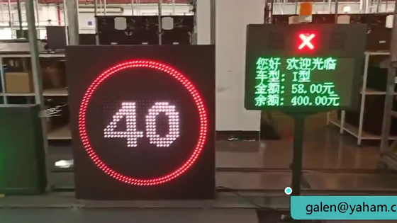 Sinal de tráfego de piscamento eletrônico do diodo emissor de luz das mensagens da placa de VMS do limite de velocidade