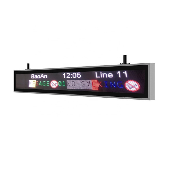 P10 placa da informação do estação de caminhos de ferro da cor 5500k 8000k